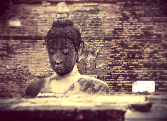 Buddha at Wat Matahat Ayutthaya