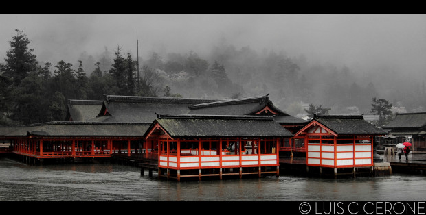 Foggy Floating Temple