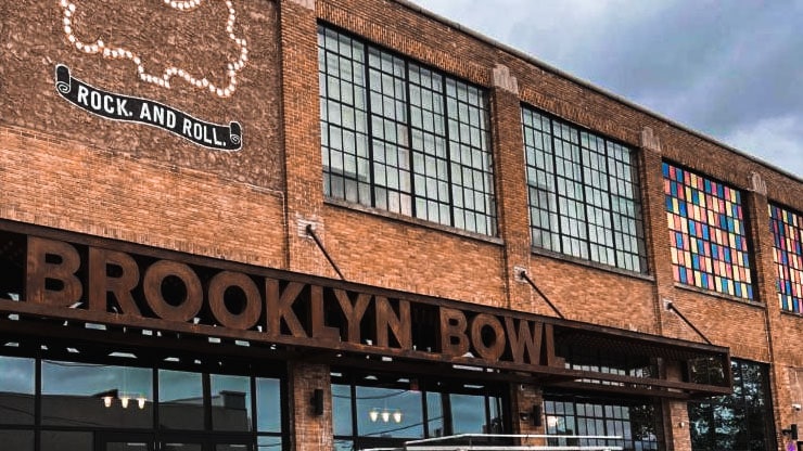 Located in Fishtown, Philly's Brooklyn Bowl offers live music and bowling.