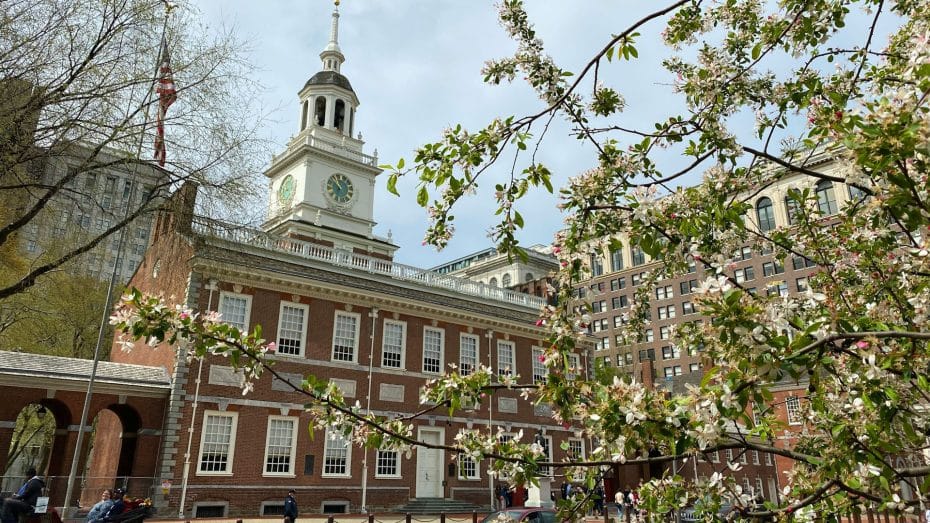 Many American Revolution-era landmarks, such as the Independence Hall are located in Center City