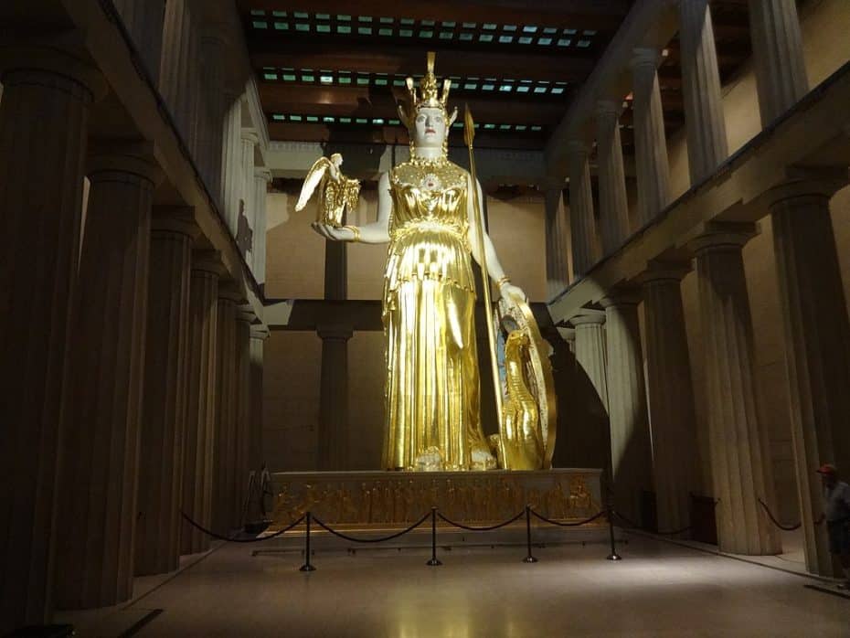 Athena Parthenos replica in Nashville, TN