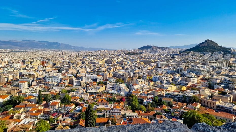 Breathtaking Athens views from the Acropolis