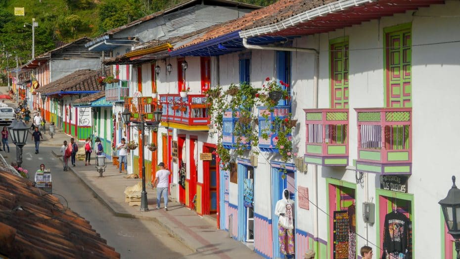 Known for its colorful streets and coffee culture, Salento is the best area to stay in the Colombian Coffee Region