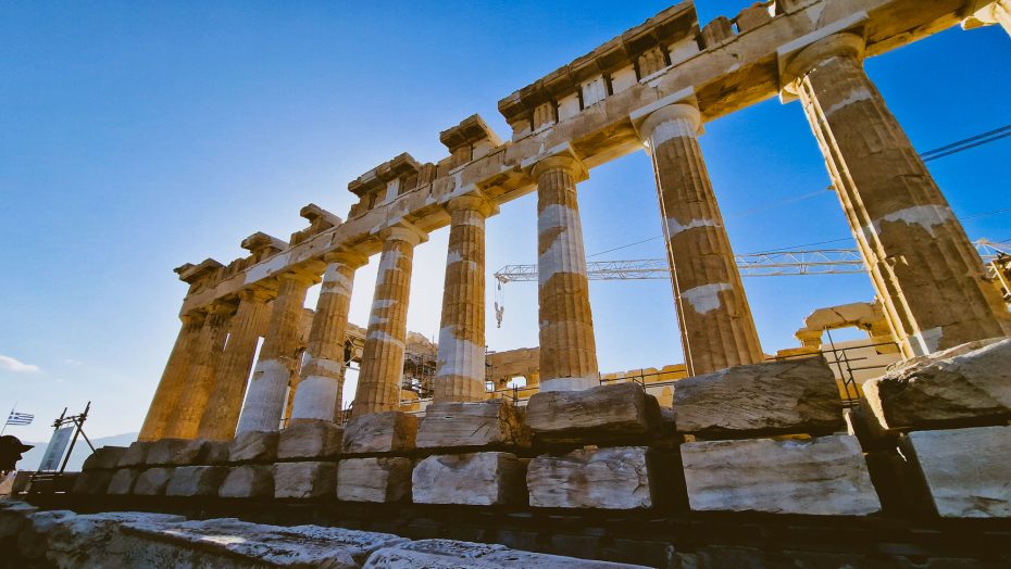 The Parthenon was severely damaged and almost totally destroyed by the Venetians