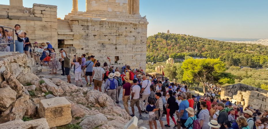 When visiting the Acropolis, the crowd can be your worst enemy