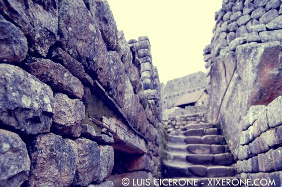 Ciudad de Machu Picchu - Escaleras