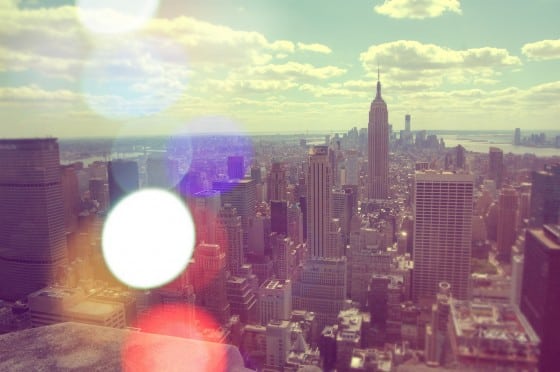Vista de Manhattan y el Empire State desde el Top of the Rock