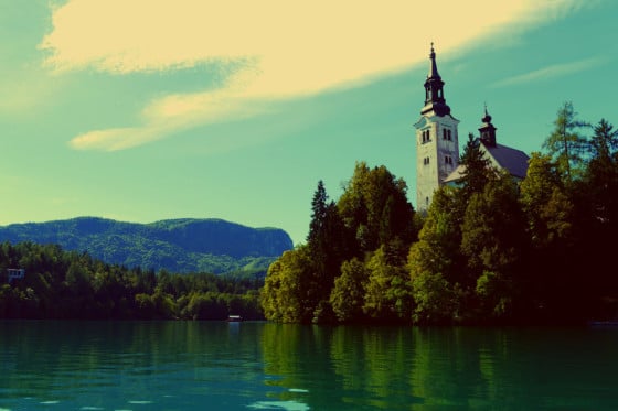 Iglesia de la isla de Bled