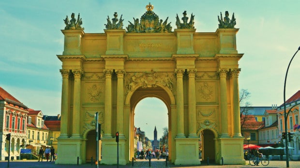 Puerta de Brandeburgo, Luisenplatz, Potsdam