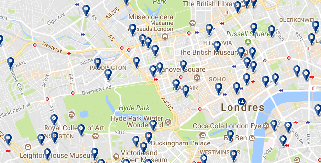 Londres - Westminster - Haz clic para ver todos los hoteles en esta zona
