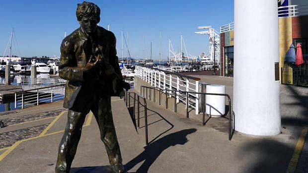 Estatua de Jack London en Oakland
