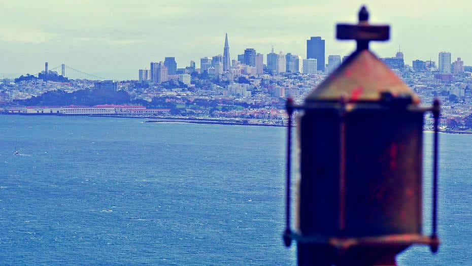 Vistas de San Francisco desde el Golden Gate