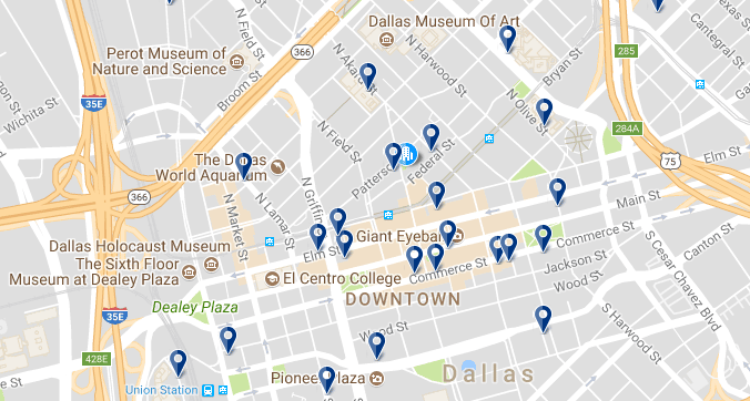Downtown Dallas - Haz clic para ver todos los hoteles en esta zona
