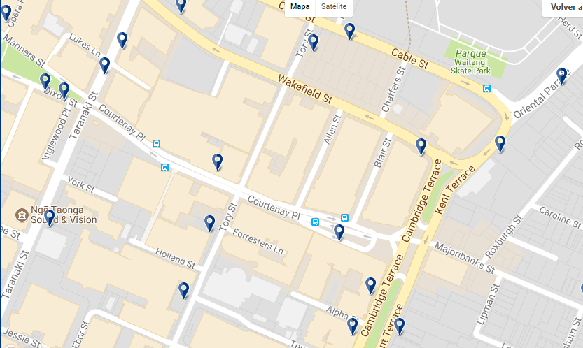Wellington Courtenay Place - Click to see all hotels in this area on a map