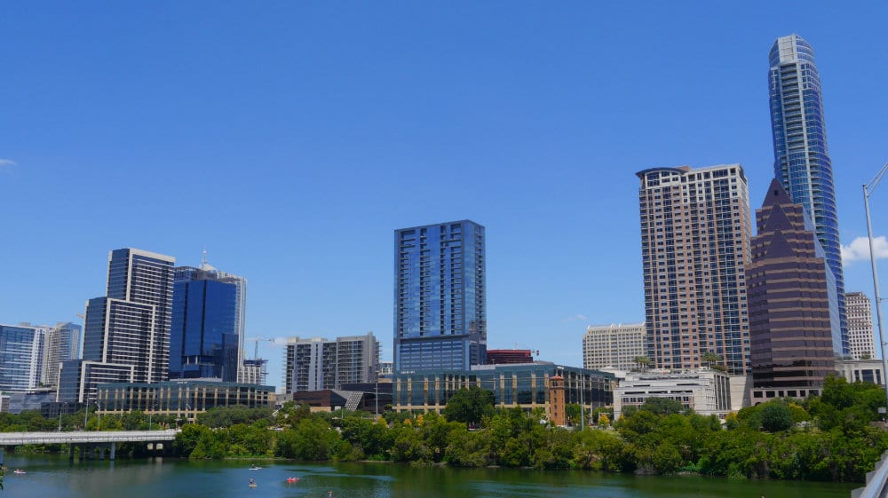 Austin - Skyline desde South Congress Avenue