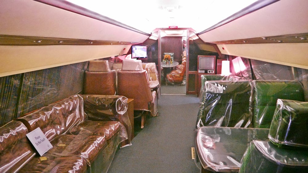 Avión Lisa Marie - Interior