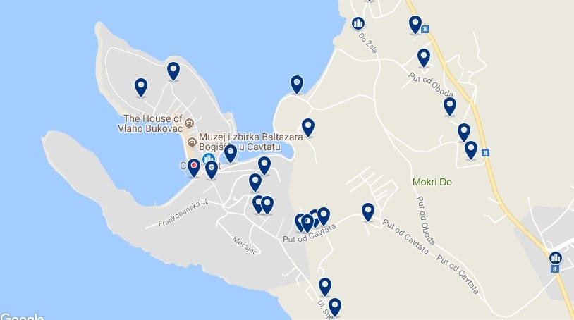 Dubrovnik - Cavtat - Click to see all hotels on a map