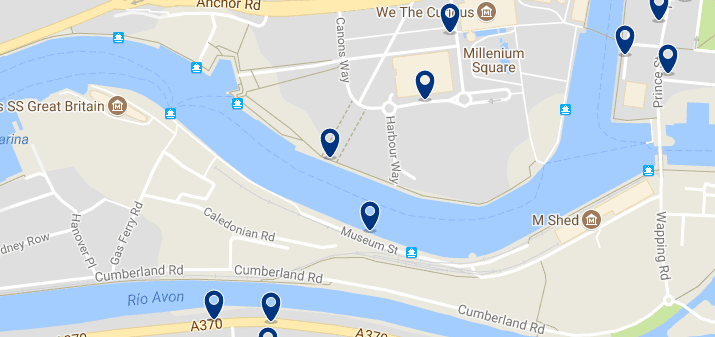 Bristol - Harbourside - Click here to see all hotels on a map