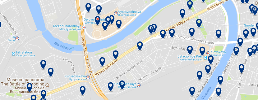 Moscú - Dorogomilovo - Haz clic para ver todos los hoteles en un mapa