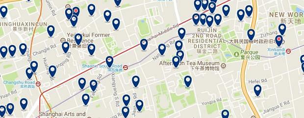 Shanghai - Huahai Road - Haz clic para ver todos los hoteles en un mapa