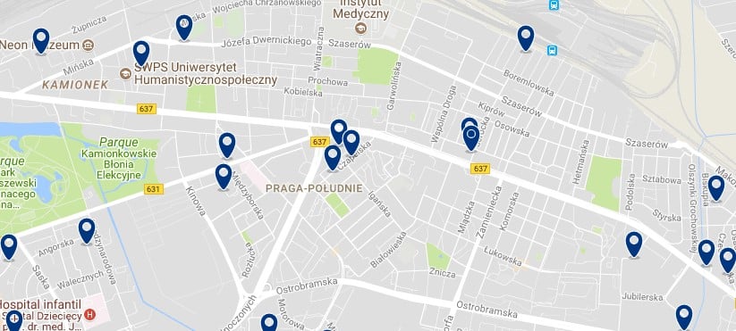 Praga Polundie - Mejores barrios donde alojarse en Varsovia