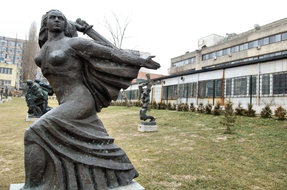 Bulgaria's Socialist Museum - Sculpture courtyard