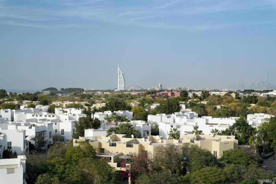 Burj Al Arab views from the Holiday Inn Express Dubai Internet City