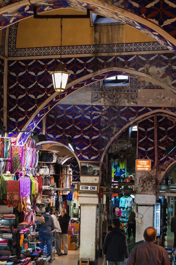 Grand Bazaar arched ceilings