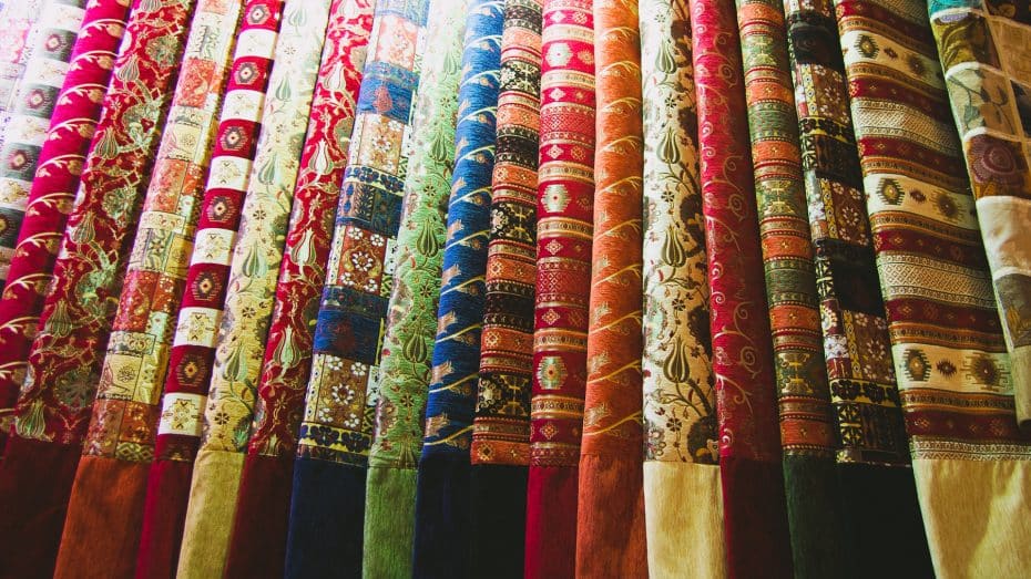Textile shop at the Grand Bazaar