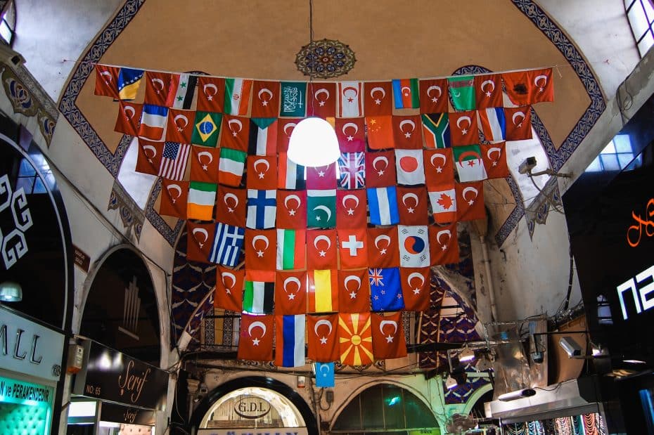 The Grand Bazaar is open to foreign tourists, and is not afraid to let it show