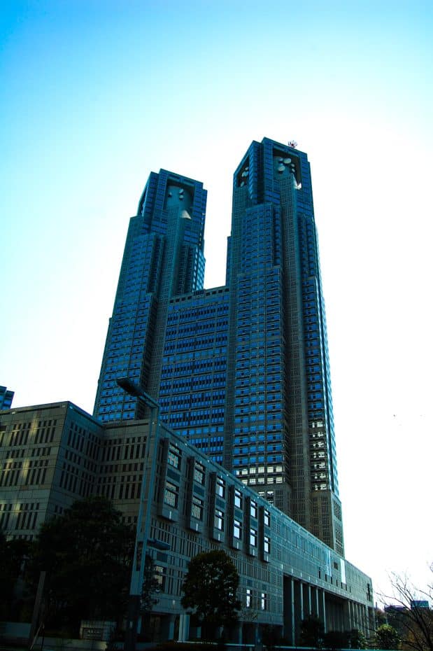 The Metropolitan Government Building in Tokyo looks a bit like a gothic cathedral
