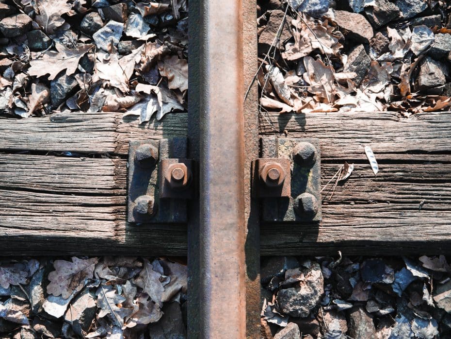 Abandoned rail track in Berlin