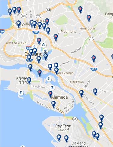 Where to stay in Oakland - Click to see all hotels