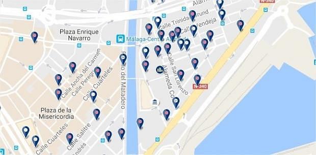 Soho - Málaga - Click to see all hotels on a map