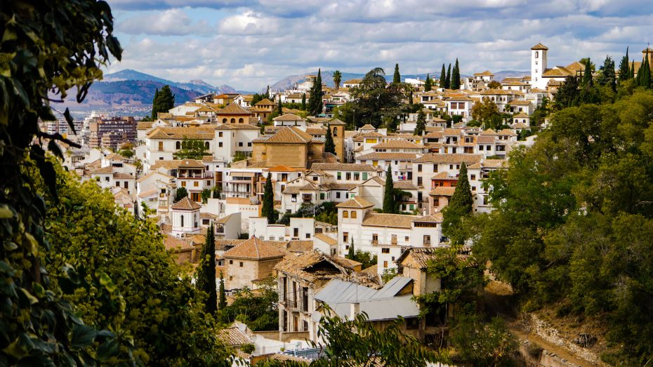 Vistas de Granada, España