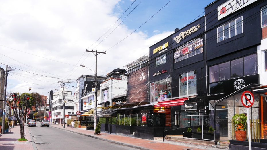 Zona Rosa, situata tra il Chapinero e il Nord, è la zona migliore in cui soggiornare a Bogotà