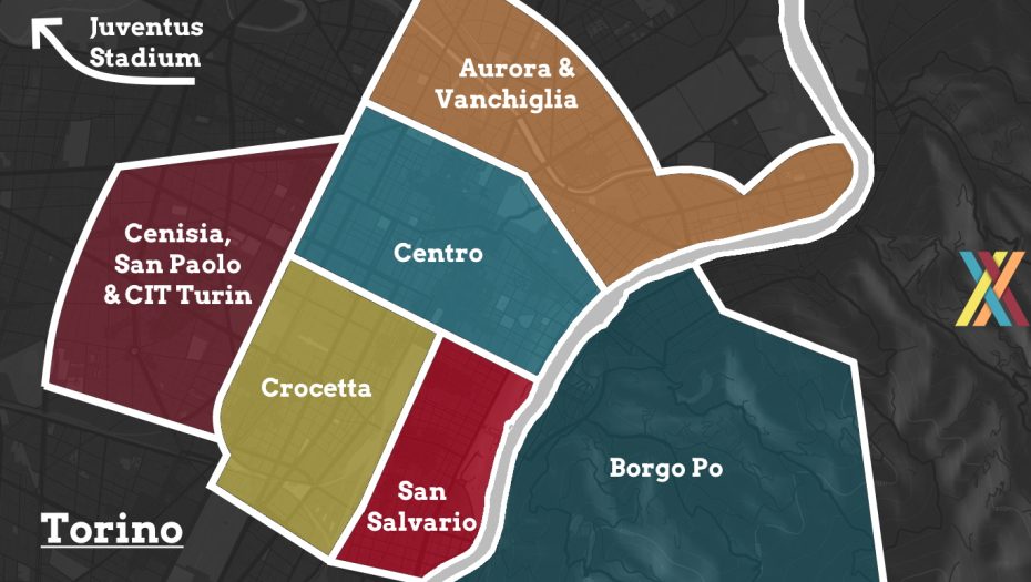Haz click para ver todo el alojamiento de Turín en un mapa