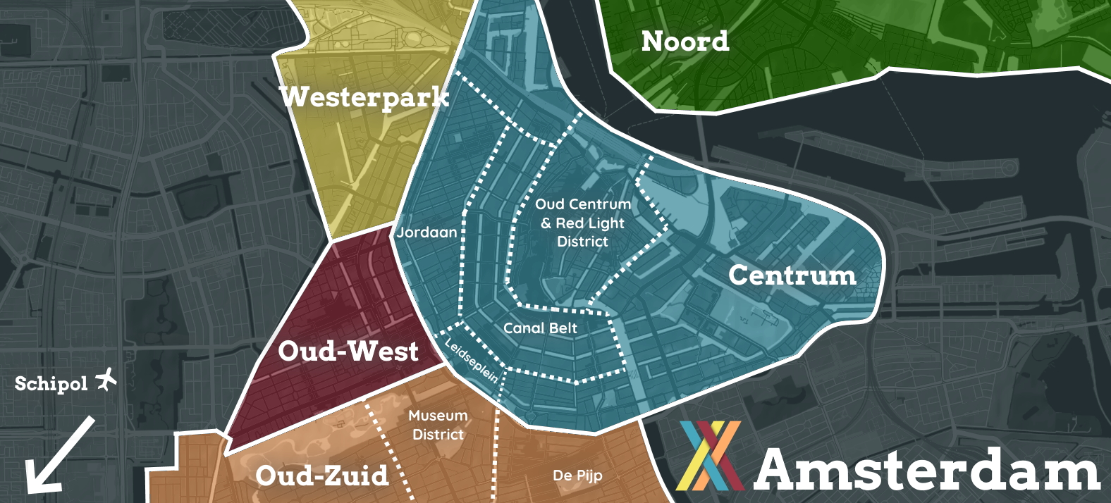 Amsterdam Accommodation Map 