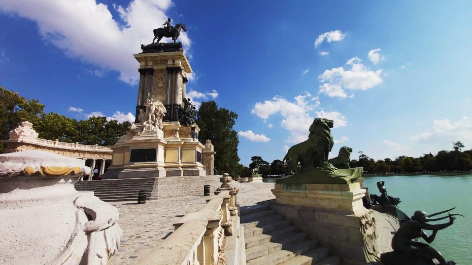Retiro Park is one of the most beautiful in Madrid