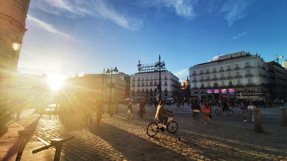 Puerta del Sol is Madrid's city center