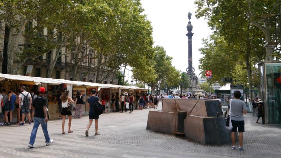 La Rambla is one of the recommended areas to stay in Barcelona