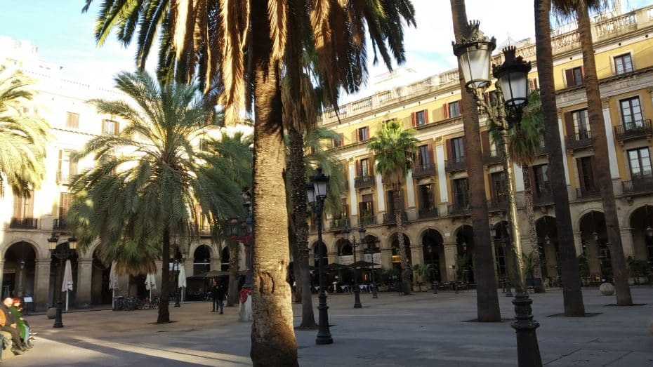 Plaça Reial, Quartiere Gotico, Barcellona