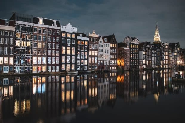 The heart of the Dutch capital is a great area to stay in for nightlife