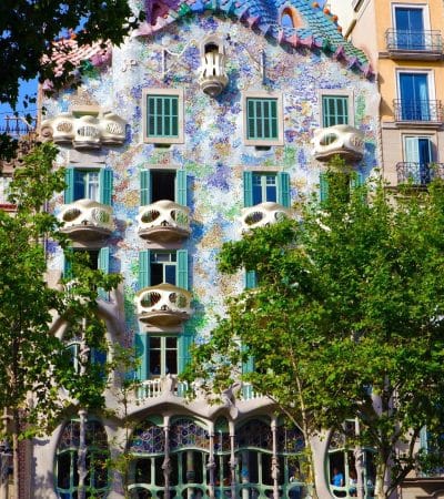 Passeig de Gràcia is home to Casa Batlló and some of Barcelona's most fashionable shops and hotels
