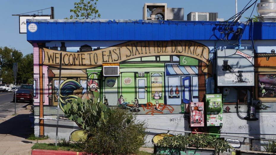 East Austin is famous for its street art and cool shops