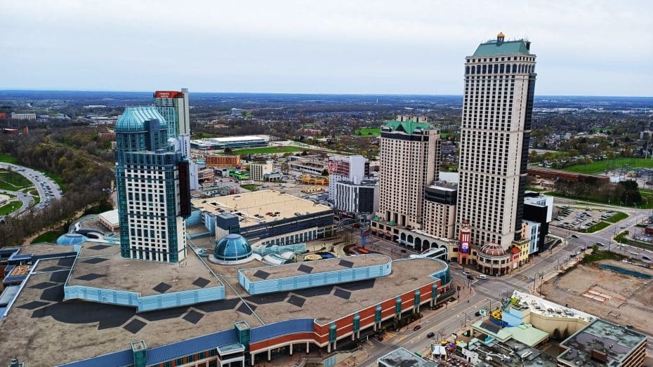 Falls View is one of the best areas to stay on the Ontario side of Niagara Falls