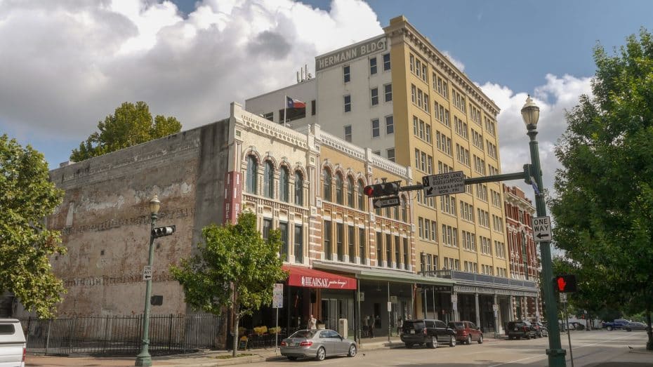 Historic architecture in Downtown Houston