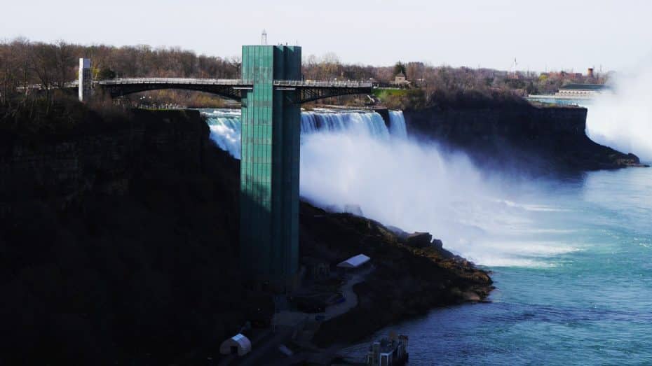 Niagara Falls Observation Tower on the US side of N.F.