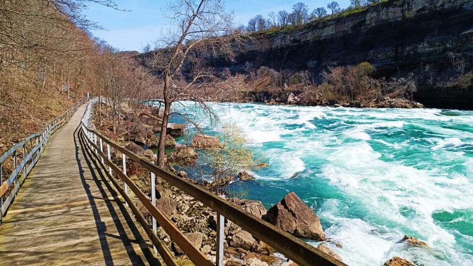 Il White Water Walk e i sentieri escursionistici intorno alla Gola del Niagara sono alcune grandi attrazioni naturali.