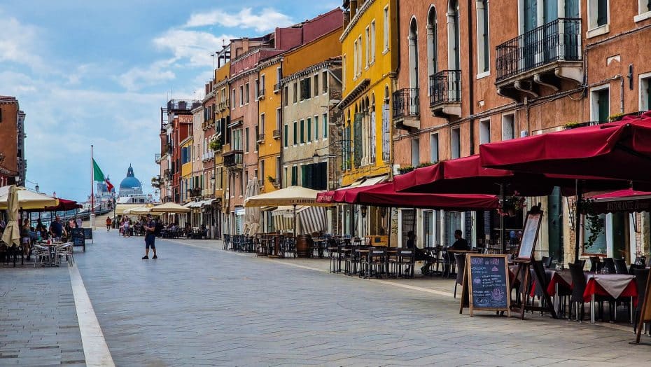 Via Garibaldi is one of the best areas to stay in Venice for nightlife